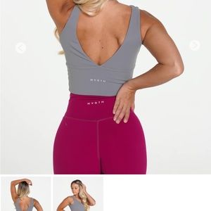 NVGTN Mist Essence Sports Bra Grey